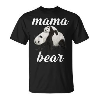 Great Graphic Panda Mama Bear Mother Day T-shirt - Thegiftio UK