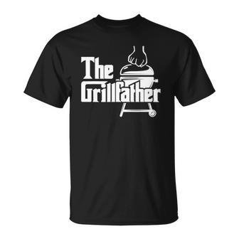 The Grillfather Pitmaster Bbq Lover Smoker Grilling Dad T-shirt - Thegiftio UK