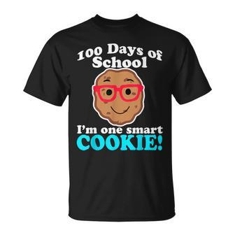 Happy 100 Days Of Smart Cookie School Cute Teacher T-shirt - Thegiftio UK