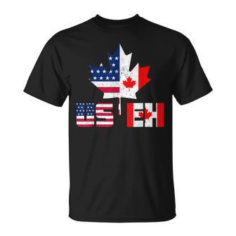 Happy Canada Day Usa Pride Us Flag Day Useh Canadian Unisex T-Shirt - Seseable