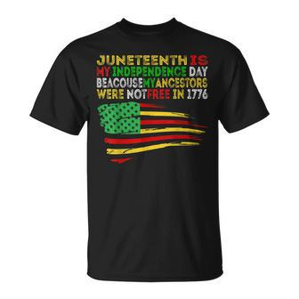 Happy Juneteenth Is My Independence Day Free Ish Black V3 T-shirt - Thegiftio UK