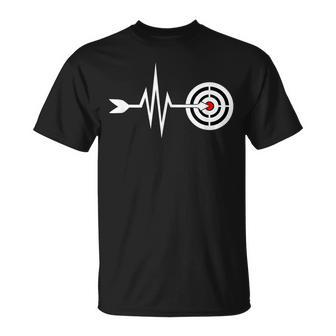 My Heart Beats For Archery Arrow Bow Hunt T-shirt - Thegiftio UK