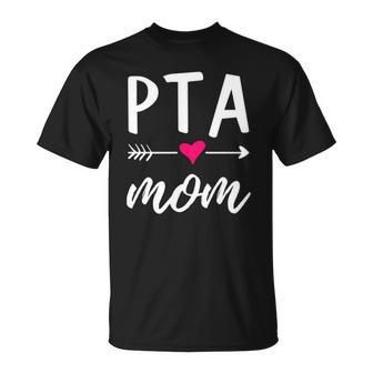 Heart Parent Teacher Association Heart Arrow Unisex T-Shirt | Mazezy