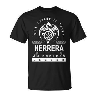 Herrera Name Herrera An Enless Legend T-Shirt - Seseable