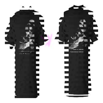 Hippie Dragonfly Gray Ribbon Brain Cancer Awareness T-shirt - Thegiftio