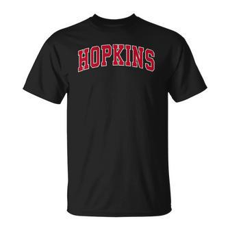 Hopkins Minnesota Mn Vintage Sports Red T-shirt - Thegiftio UK
