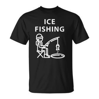 Ice Fishing Lover Fisherman Fishing Lover T-shirt - Thegiftio UK