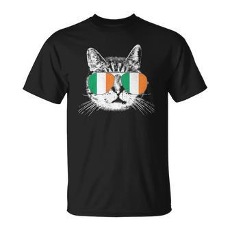 Irish Flag Cat St Patricks Day Catricks Cattys T-shirt - Thegiftio UK