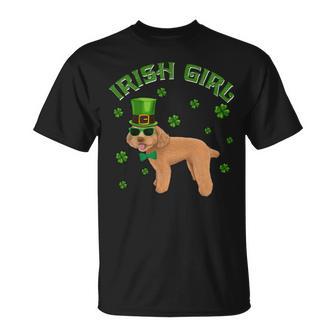 Irish Girl Leprechaun Poodle Dog St Patricks Day Kids Unisex T-Shirt | Favorety CA