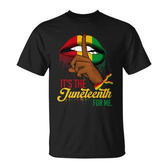 Its The Juneteenth For Me Free-Ish Since 1865 Independence Unisex T-Shirt - Seseable