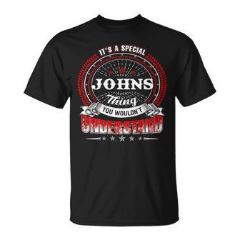 Johns Shirt Family Crest Johns T Shirt Johns Clothing Johns Tshirt Johns Tshirt For The Johns T-Shirt - Seseable
