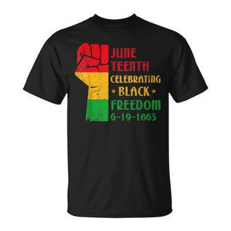 Junenth Celebrate Black Freedom 1865 June 19Th Men Women Unisex T-Shirt | Mazezy