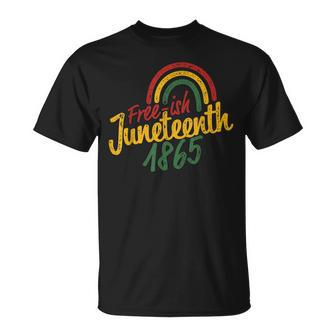 Junenth Women Free-Ish 1865 Kids Mens Junenth Unisex T-Shirt | Mazezy