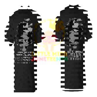 Juneteenth Is My Independence Day Black Girl Black Queen Unisex T-Shirt - Seseable