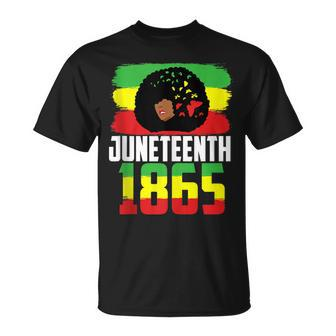 Juneteenth Is My Independence Day Black Women Black Pride Unisex T-Shirt - Seseable