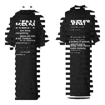 Keenan Name Personalized Custom T-shirt - Thegiftio UK