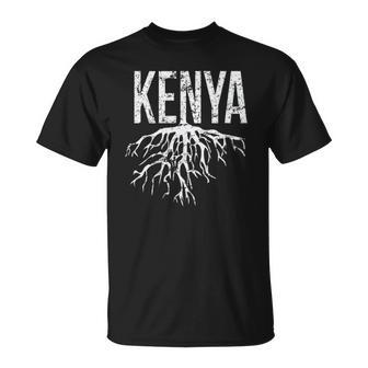 Kenya Roots Distressed Design Kenya Lover Gift Unisex T-Shirt | Mazezy