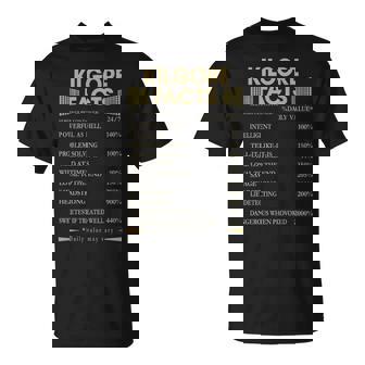 Kilgore Name Kilgore Facts T-Shirt - Seseable
