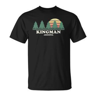 Kingman Az Vintage Throwback Tee Retro 70S Design Unisex T-Shirt | Mazezy