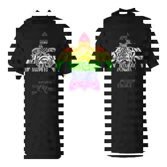 Lgbtq Sea Turtle Rainbow Pride Love Gay Lgbt Unisex T-Shirt | Mazezy
