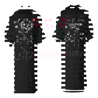 Linnea Flower Twinflower Wildflower Wild Flower Pink Flowers T-shirt - Thegiftio