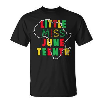 Little Miss Juneteenth Tshirt Unisex T-Shirt - Monsterry AU