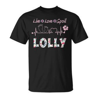 Lolly Grandma Lolly Live Love Spoil T-Shirt - Seseable