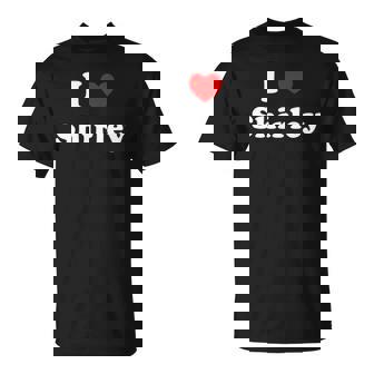 I Love Shirley Name Personalized Custom T-shirt - Thegiftio UK