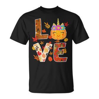 Love Unicorn Turkey Thanksgiving Happy 15 Shirt Unisex T-Shirt | Favorety DE