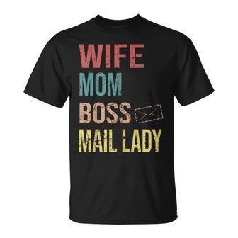 Mail Lady Mom Postal Worker Post Office Postwoman Postwomen T-shirt - Thegiftio UK