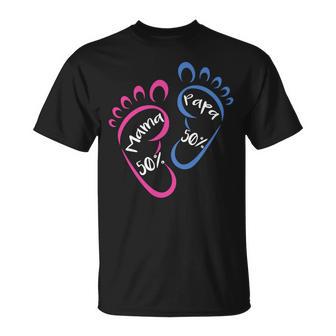 Mama Papa 50 Bafeet Pregnant Maternity 504 Shirt Unisex T-Shirt | Favorety