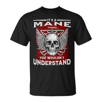 Mane Name Shirt Mane Family Name V3 Unisex T-Shirt - Monsterry AU