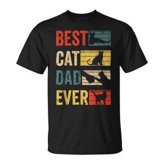 Mens Best Cat Dad Ever Funny Fathers Day Gifts 461 Trending Shirt Unisex T-Shirt | Favorety DE