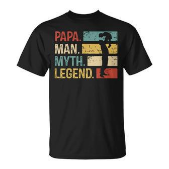 Mens Dad Man Myth Legend Christmas Father Birthday Gifts Unisex T-Shirt - Seseable