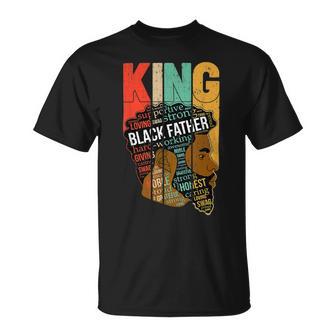 Mens Strong Black King Juneteeth African American Father Day 23 Shirt Unisex T-Shirt | Favorety CA