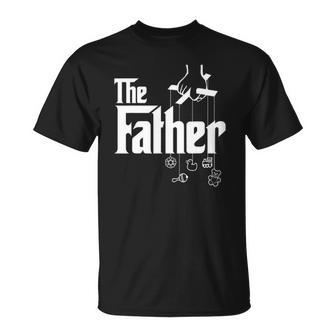 Mens The Father First Time Fathers Day New Dad Gift Unisex T-Shirt