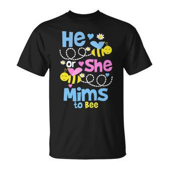Mims Grandma He Or She Mims To Bee T-Shirt - Seseable