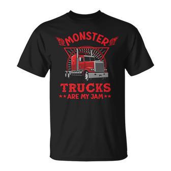 Monster Trucks Are My Jam Unisex T-Shirt | Favorety