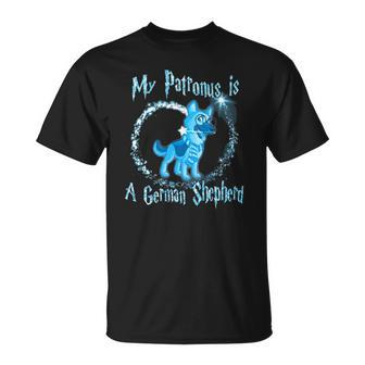 My Patronus Is A German Shepherd Dog Lovers Unisex T-Shirt | Mazezy CA