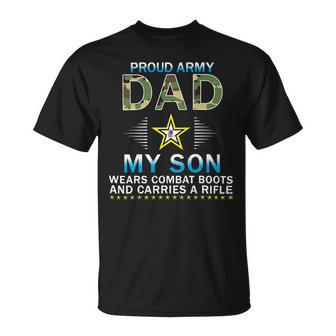 My Son Wears Combat Bootsproud Army 690 Shirt Unisex T-Shirt | Favorety