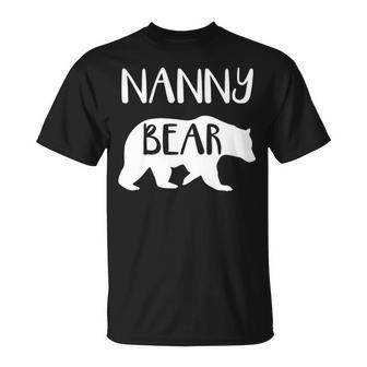 Nanny Grandma Nanny Bear T-Shirt - Seseable