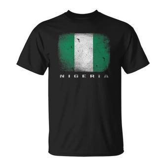 Nigeria Nigerian Flag Gift Souvenir Unisex T-Shirt | Mazezy