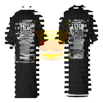 Im Not Listening But Im Thinking About Cheeseburgers T-shirt - Thegiftio