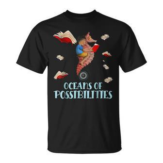 Oceans Of Possibilities Summer Reading 2022 Librarian Unisex T-Shirt | Mazezy