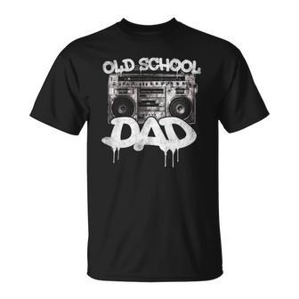 Old School Dad Boombox Old School Music Unisex T-Shirt | Mazezy