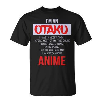 Im An Otaku Japanese Anime Lover T-shirt - Thegiftio UK