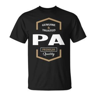 Pa Grandpa Genuine Trusted Pa Premium Quality T-Shirt - Seseable