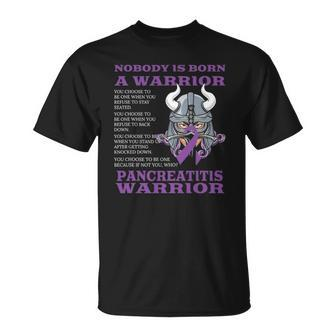 Pancreatitis Awareness Pancreatitis Warrior Purple Ribbon T-shirt - Thegiftio UK