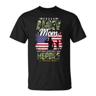 Most People Never Meet Their Heroes Army Mom Army Proud Mom T-shirt - Thegiftio