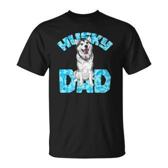 Pet Daddy Dog Lover Father Husky Dad Husky Unisex T-Shirt | Mazezy